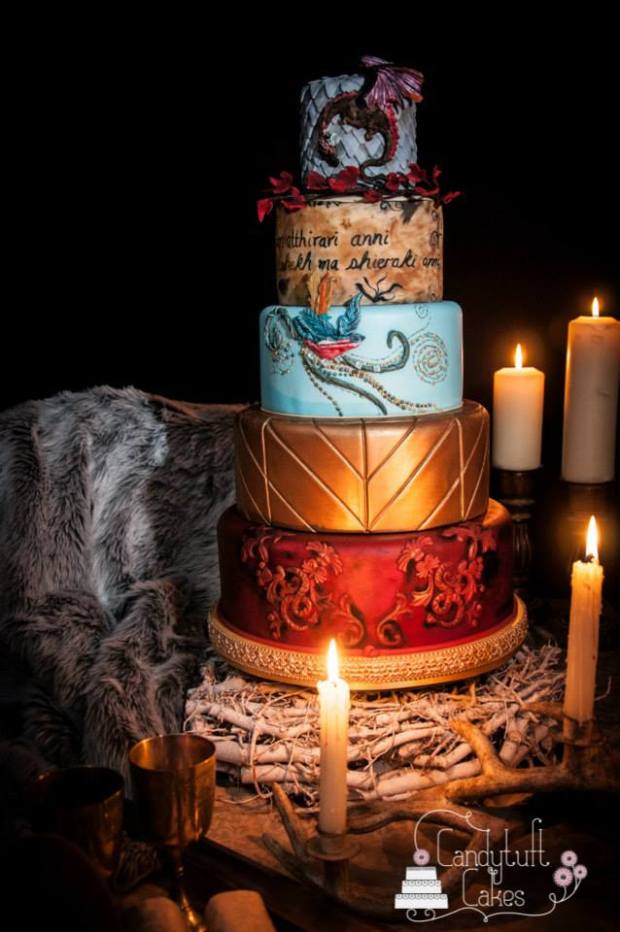 Game of Thrones inspired wedding cake