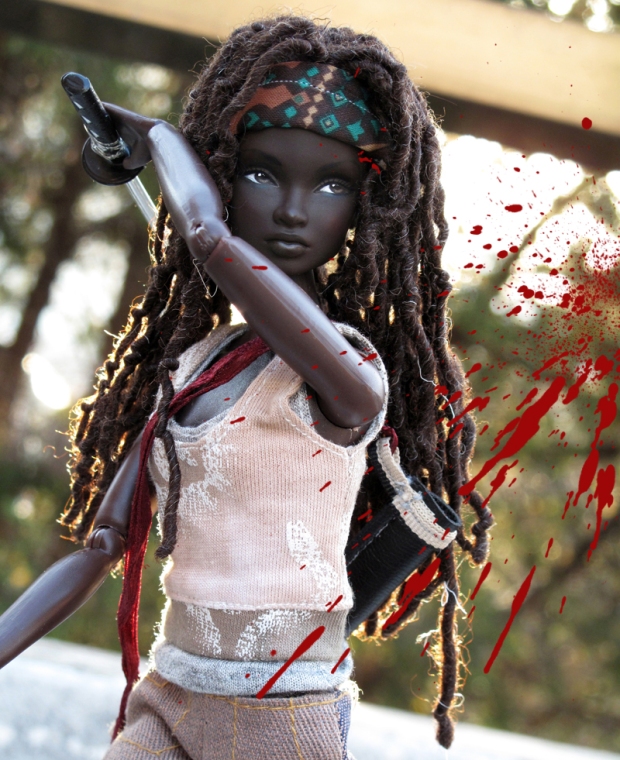 Michonne Barbie Doll by Peewee Parker3