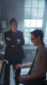 GOTHAM: L-R: Robin Lord Taylor and Cory Michael Smith in the “Rise of the Villains: Worse Than A Crime” episode of GOTHAM airing Monday, Nov. 30 (8:00-9:00 PM ET/PT) on FOX. ©2015 Fox Broadcasting Co. Cr: Nicole Rivelli/ FOX