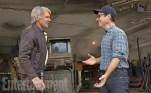 “You never go into a day of shooting and say, 'This is probably going to be on the cutting room floor,'” says Abrams, seen here in a newly released behind-the-scenes shot with Harrison Ford. “Every day feels as essential as anything else. It’s always annoying to realize that you wasted anyone’s time on shooting something that wasn’t necessary." Most of the deleted scenes from The Force Awakens don't radically change the story, but each deepens the characters in some way. Here are details on some more...