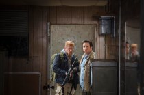 Michael Cudlitz as Abraham and Josh McDermitt as Dr. Eugene Porter - The Walking Dead _ Season 6, Episode 14 - Photo Credit: Gene Page/AMC