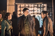 DC's Legends of Tomorrow -- "Leviathan"-- Image LGN113a_0147b.jpg -- Pictured (L-R): Sharon Taylor as Rebel Leader, Brandon Routh as Ray Palmer/Atom and Arthur Darvill as Rip Hunter -- Photo: Dean Buscher/The CW -- ÃÂ© 2016 The CW Network, LLC. All Rights Reserved.