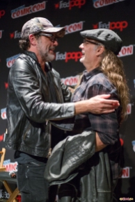 Pictured: Jeffrey Dean Morgan and Greg Nicotero. © 2016 GiGi Carrascosa/We Geek Girls. All rights reserved.